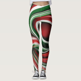 Italienska Flagga Färg - Italien Leggings