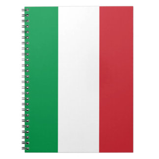 Italienska Flagga, flagga av italien, italiensk Anteckningsbok