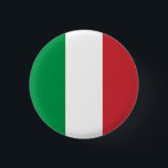 Italienska Flagga, Flagga av Italien Knapp<br><div class="desc">Italiensk Flagga,  Flagga av knapp/bricka för Italien av Världs flaggor United.</div>