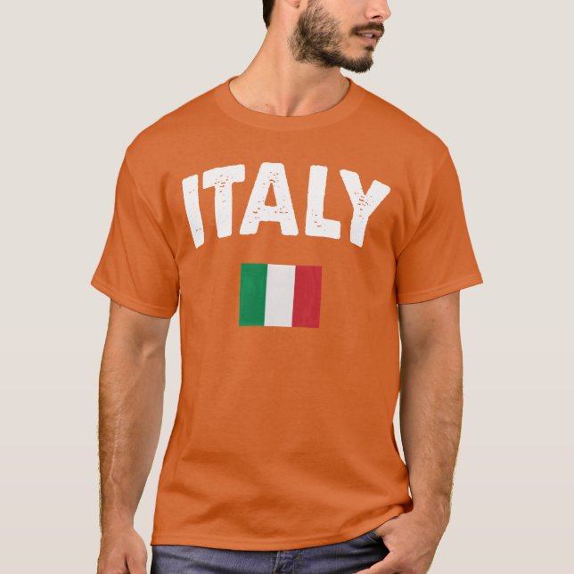 Italienska flagga flicka t shirt (Framsida)