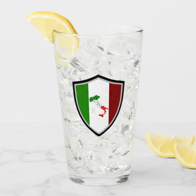 Italienska flagga glaskopp (Framsida Ice)