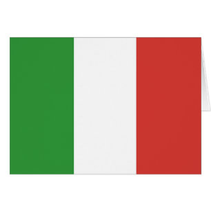Italienska Flagga Hälsningskort
