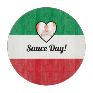 Italienska Flagga Heart Nonna Anpassningsbar Photo