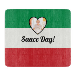 Italienska Flagga Heart Nonna Anpassningsbar Photo