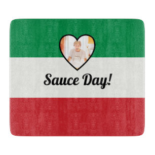 Italienska Flagga Heart Nonna Anpassningsbar Photo