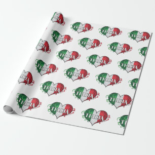 Italienska Flagga Italia Design Presentpapper
