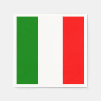 Italienska Flagga Italien Bandiera d'Italia Napkin Pappersservett