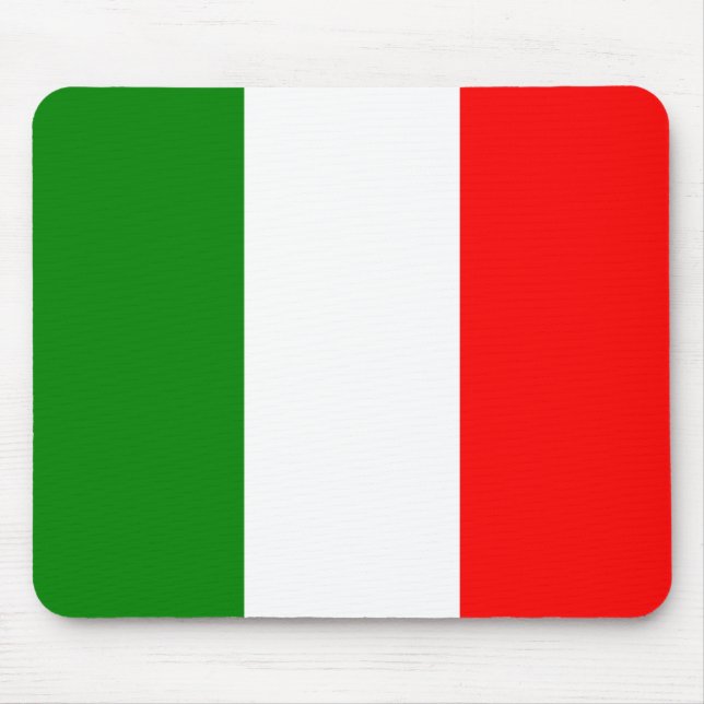 Italienska Flagga Italien Bandiera d'Italia Tricol Musmatta (Framsidan)
