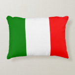 Italienska Flagga Italien Bandiera d'Italia Tricol Prydnadskudde<br><div class="desc">Den italienska Flagga av Italien Bandiera d'Italia il Tricolore dekorativa dekorativa accentkuddar.</div>