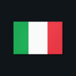 Italienska Flagga (Italien) Canvastryck<br><div class="desc">Denna utformning är utmärkande för Italiens flagga, officiellt Republiken Italien (på italienska "Repubblica Italiana"), som är ett land som består av en peninsula som avgränsas av Alpernorna och omges av flera öar. Italien är belägen i Sydeuropa, och den betraktas också som en del av westerna Europa. I dag anses Italien...</div>