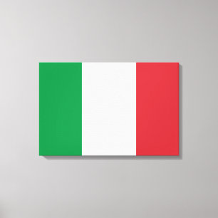 Italienska Flagga (Italien) Canvastryck