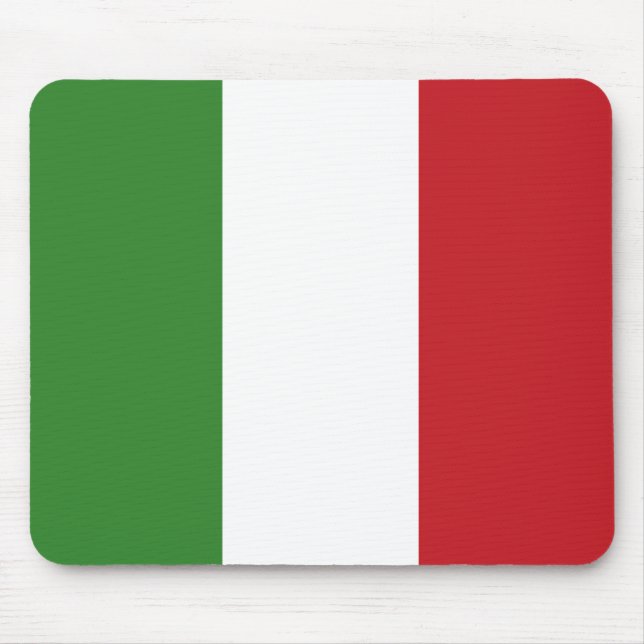 Italienska Flagga Italien Grönt White Red Musmatta (Framsidan)