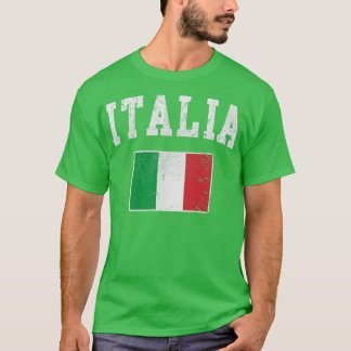 Italienska Flagga Italien Italiano T Shirt