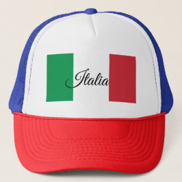 Italienska flagga & Italien - mode, resa/sportfant Keps