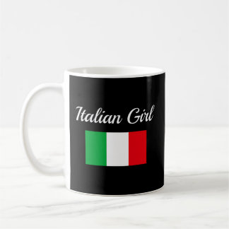 Italienska Flagga Italien Pride italiensk-amerikan Kaffemugg