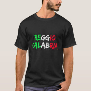 Italienska Flagga Italien Reggio Calabria T Shirt