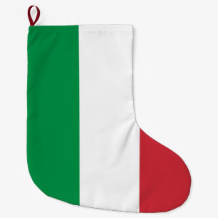 Italienska Flagga (Italien) Stor Julstrumpa