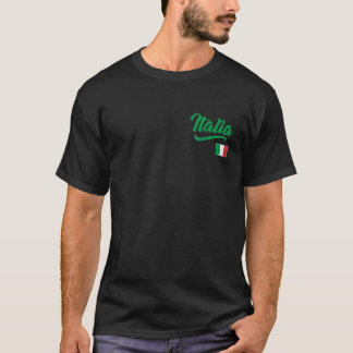 Italienska Flagga Italien T Shirt