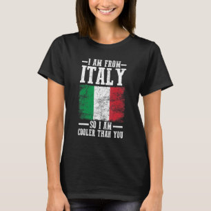 Italienska Flagga Italien T Shirt