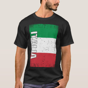 Italienska Flagga Italien T Shirt