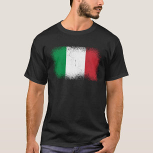 Italienska Flagga Italien T Shirt