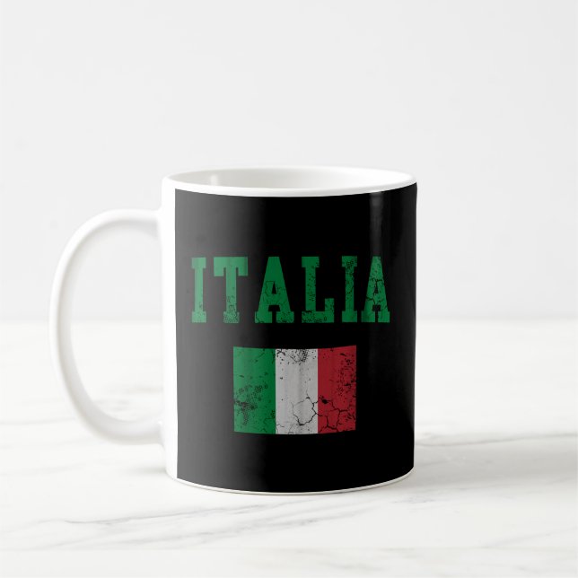 Italienska Flagga Kaffemugg (Vänster)