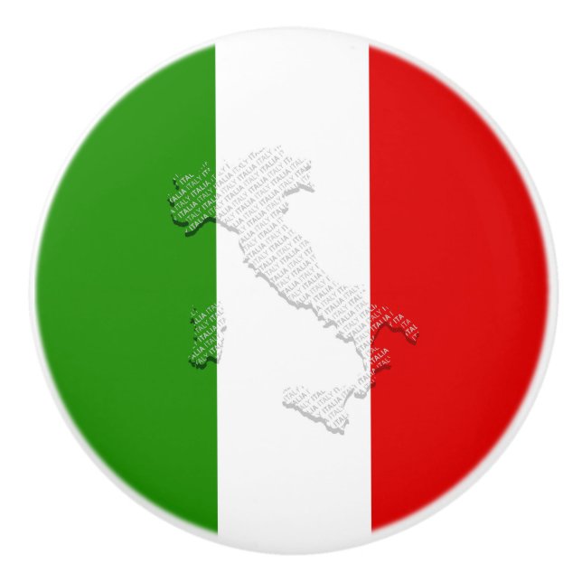 Italienska flagga knopp (Framsidan)