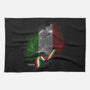 Italienska flagga kökshandduk