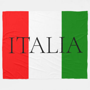 Italienska Flagga Large ITALIA Fleecefilt