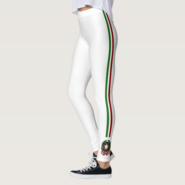 Italienska flagga leggings (Vänster)