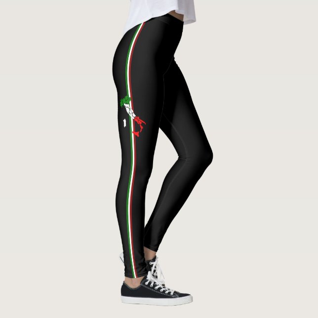 Italienska flagga leggings (Höger)