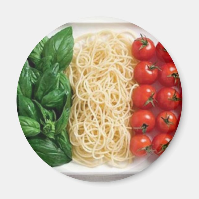 Italienska Flagga Magnet (Framsidan)