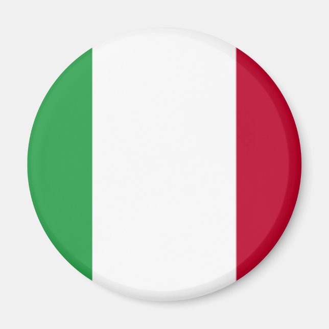 ITALIENSKA FLAGGA MAGNET (Framsidan)