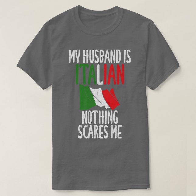 Italienska Flagga My Make är italienska ingenting  T Shirt (Design framsida)