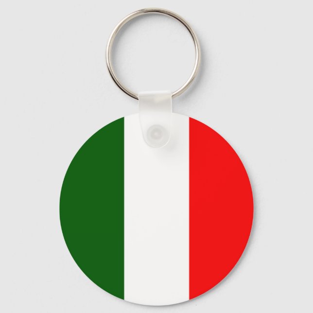 Italienska Flagga Nyckelring (Framsida)