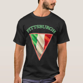 Italienska Flagga Pittsburgh T Shirt