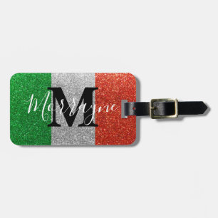Italienska Flagga Rom Venedig Italien Travel Bagagebricka