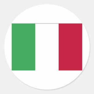 ITALIENSKA FLAGGA RUNT KLISTERMÄRKE
