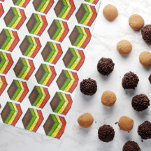 Italienska Flagga Seven Lagrar Regbow-julcookie