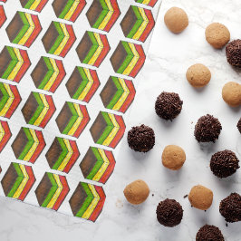 Italienska Flagga Seven Lagrar Regbow-julcookie Kökshandduk