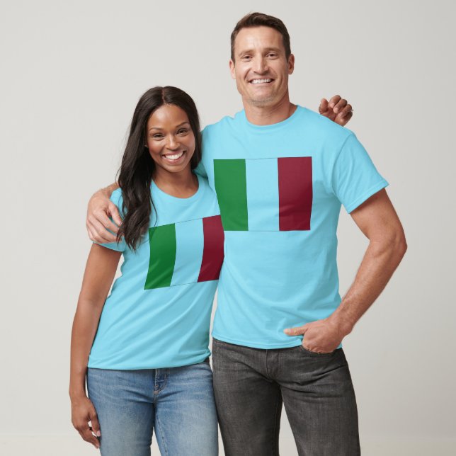 Italienska Flagga T-shirt (Unisex)