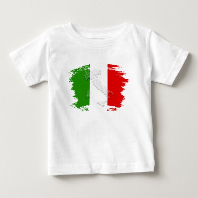 Italienska flagga t shirt (Framsida)