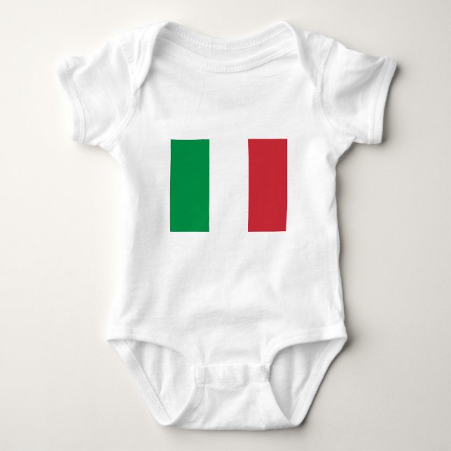 Italienska Flagga Tee Shirt (Framsida)