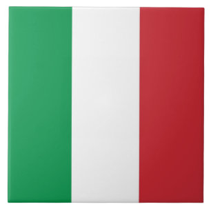 Italienska Flagga Tile Kakelplatta
