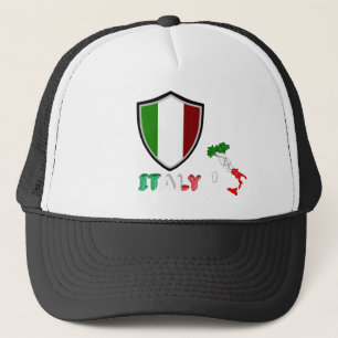Italienska flagga truckerkeps