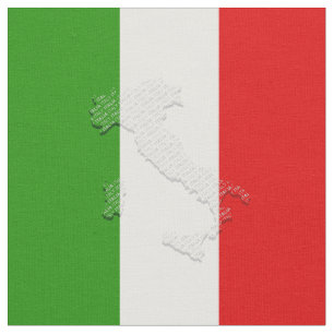Italienska flagga tyg