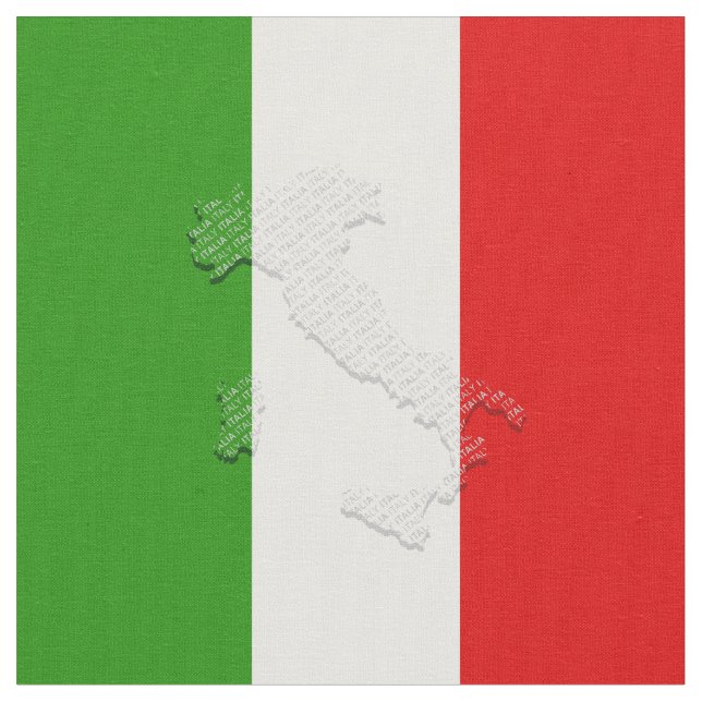 Italienska flagga tyg (Närbild)