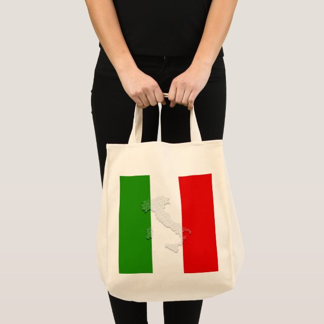 Italienska flagga tygkasse (Framsida (produkt))