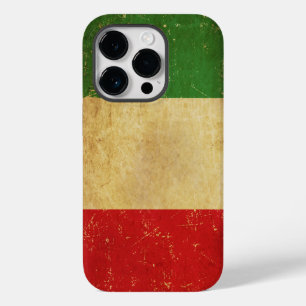 Italienska Flagga Vintage Grunge