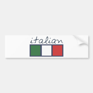 Italienska flaggafärger! bildekal